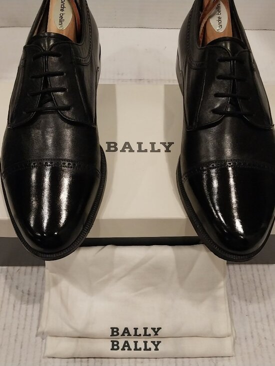 BALLY men\'s (SAVE $700) size 8 D black Derby. main image 10